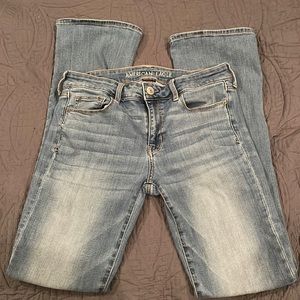American eagle size 10 skinny kick jeans
